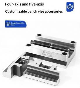 Étau d'établi industriel en métal de haute qualité, auto-centrant, concentrique cinq axes, style 5 axes, universel 4 axes - Product Image 5