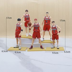 Japon Anime joueur de basket-ball 5 pièces/ensemble Anime SLAM DUNK personnage modèle décoration Collection jouet figurine - Product Image 5