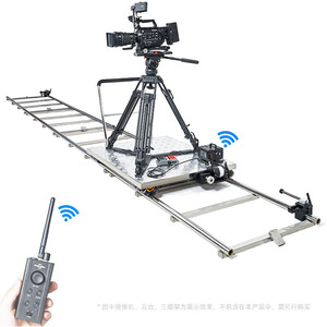 Qingniu DK1000 Electric Track Car Stainless Steel Remote Control For Film And Television <b>Shooting</b> Accessories - Product Image 1