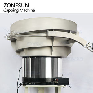 آلة تغذية أغطية الزجاجات الأوتوماتيكية ZONESUN ZS-XG446S لتنظيف وتغذية أغطية زجاجات المنظفات السائلة والتونر ورذاذ الوجه - Product Image 2