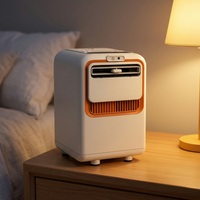 Mini Aire Acondicionado Portátil Airwens, Enfriador con Temporizador, 3 Modos de Funcionamiento, Tamaño Compacto para Caravana, Tienda de Campaña, Oficina, Escritorio, Dormitorio