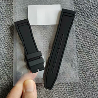 Montre de luxe haut de gamme imperméable unisexe avec bracelet en caoutchouc et boucle en acier inoxydable personnalisable