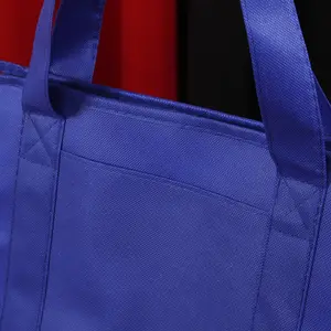 Benutzer definierte wieder verwendbare wärme isolierte Kühltasche Lebensmittel Cool Carry Vlies Lunch Cooler Bag für Lebensmittel