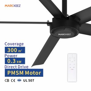 Ventilateur HVLS PMSM 10 pieds (3 m) pour l'élevage laitier, ventilateur de refroidissement pour ferme laitière, ventilateur à grand volume d'air pour l'étable du bétail - Product Image 3