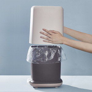 HeDou Open Top Trash Can 8L Cylindrical Indoor Waste <b>Bin</b> For Home Office Kitchen Bathroom Nordic Style - Product Image 2