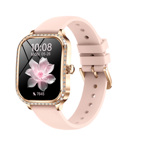 <span class=keywords><strong>Montre</strong></span> connectée diamantée de 1,75 pouce, étanche IP68, tendance, <span class=keywords><strong>sport</strong></span>, santé, fréquence cardiaque, pression artérielle, pour femmes, vente en gros - Product Image 1