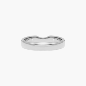 Elegante Anillo de Boda Curvo de Plata de Ley 925 con Moissanita para Mujer, Joyería de Aniversario Nupcial, Certificado y a la Moda - Product Image 5