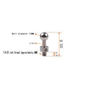 Connecteur Spiderpro Black Widow 1/4\" en acier au carbone, nickelé, pièce unique, accessoire pour appareil photo à fixation sur ceinture - Product Image 4