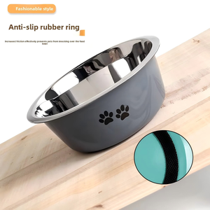 Gamelle anti-glouton en acier inoxydable 304 pour chiens, base en caoutchouc antidérapante, design labyrinthe anti-étouffement, pour chiens de petite, moyenne et grande taille - Vente en gros - Product Image 6