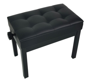 Adjustable Height Piano <b>Bench</b> With <b>Storage</b> Compartment PU Padded Solid Wood Piano Stool For Digital Piano Keyboard Instrument - Product Image 2