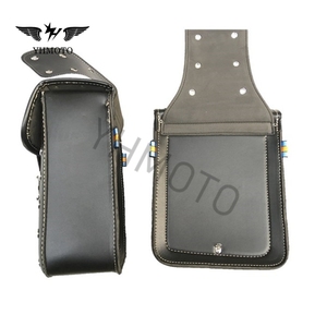 YHMOTO <b>Side</b> Saddlebag Satteltaschen for Harley Sportster XL 883 1200 Honda Kawasaki Suzuki Universal Luggage Tool <b>Bag</b> - Product Image 4