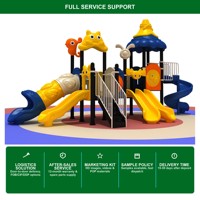 Perosotan Spiral Ganda SageDelightRides untuk Taman Bermain Luar Ruangan, Tangga, Pegangan, Baja, untuk Anak-Anak, Produsen Komunitas