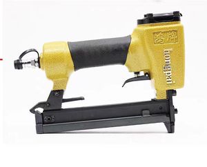 Agrafeuse pneumatique industrielle, cloueuse à air comprimé, cloueuse à pointes, cloueuse pour bricolage, décoration intérieure, meubles, tapisserie, menuiserie - Product Image 1