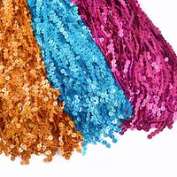 Meetee TF220 30cm DIY Vêtement Décoration Tassel Dentelle Artisanat Accessoires Danse Latine Performance Sequin Fringe Garniture Tissu