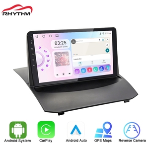 Autoradio Android Rhythm avec écran IPS 9 pouces, Google Play, navigation GPS, Carplay, Android Auto, WiFi, BT, FM pour Ford Fiesta 2009-2012 - Product Image 1