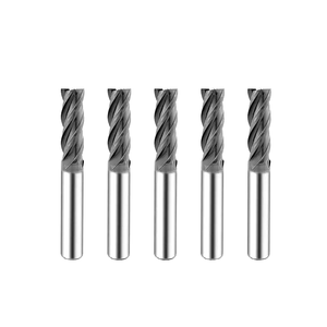 Vulcan High Quality HRC55 4 Flute Square <strong>End</strong> <strong>Mill</strong> 1/2/3/4mm Dia. Tungsten Carbide AlTin Coated OEM/ODM Cutters - Product Image 1