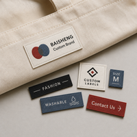 Fabricante de Etiquetas de Marca Privada con Etiquetas Jacquard Multicolores de Poliéster Reciclado Lavables de Alta Tenacidad para Prendas de Vestir y Textiles