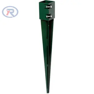 2024 Cheap Price Good Quality Steel Green Coated Ground Spike Post Anchor For Sale