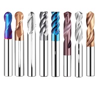 CNC bits carbure monobloc fraise en bout CNC carbure de tungstène outil de coupe pour métal fraise routeur Bits visage carré