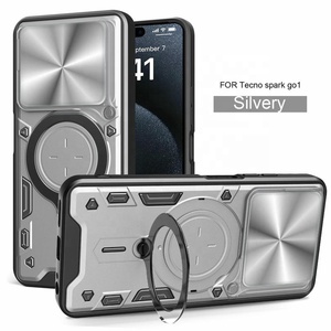Funda de teléfono con soporte de anillo para Tecno Spark Go 2024 Spark 30 <span class=keywords><strong>C</strong></span> Spark 20 Spark Go 2025, funda trasera magnética para <span class=keywords><strong>c</strong></span>ámara deslizante - Product Image 4
