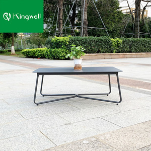 Mobilier d'extérieur moderne d'usine professionnel, <span class=keywords><strong>table</strong></span> de jardin en aluminium ou <span class=keywords><strong>table</strong></span> basse de piscine de plage pour le salon - Product Image 4