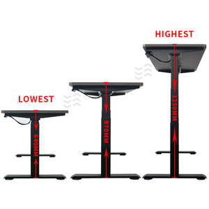 Hiện đại tối giản Ergonomic điện bàn văn phòng nâng cao đứng bàn Chiều cao phân vùng trạm - Product Image 2