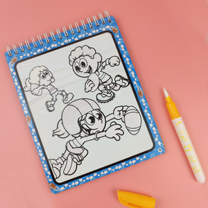 Cartes de dessin à l'<span class=keywords><strong>eau</strong></span> magiques, Jouet de gribouillage pour dessiner sur l'<span class=keywords><strong>eau</strong></span>, Livre de coloriage et de peinture à l'<span class=keywords><strong>eau</strong></span>, Pages de gribouillage sur toile - Product Image 4