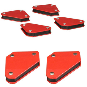 Mini ensemble de positionneur de soudage triangulaire automatique 4 pièces, outil de fixation d'angle magnétique sans interrupteur, accessoires de soudage 9 lb - Product Image 1