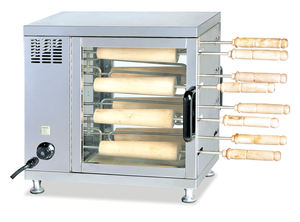 Kurtoskalacs kurtos kalacs rodillo chimenea pastel horno kurtos kalacs-macchina panadería snack trdelnik parrilla máquina de acero inoxidable - Product Image 4