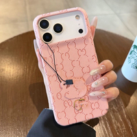 Coque de téléphone PC de luxe à motifs, antichoc et anti-chute, vente en gros d'usine pour iPhone 11 12 13 14 15 16 17 18 Pro Max