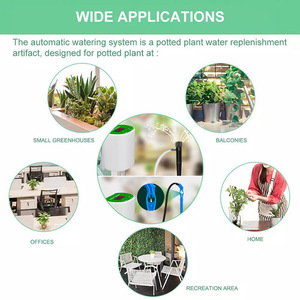 C100 Kit de contrôleurs goutteurs pour serre de jardin Pompes goutte à goutte Équipement hydroponique solaire Système <span class=keywords><strong>d</strong></span>'irrigation <span class=keywords><strong>automatique</strong></span> par <span class=keywords><strong>arrosage</strong></span> goutte à goutte - Product Image 4