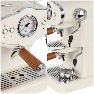 Machine à café expresso semi-automatique classique <span class=keywords><strong>italienne</strong></span> en acier inoxydable, norme américaine, <span class=keywords><strong>capacité</strong></span> de 5 à 10 tasses, pour usage domestique - Product Image 3