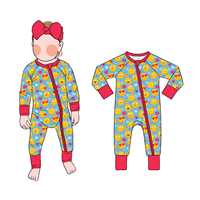 Combinaison pour bébé personnalisée Little Glow Kid avec fermeture éclair YKK, combinaison respirante en bambou de bonne qualité, combinaison pour nouveau-né, combinaison pour enfants