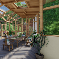 Véranda sur mesure et design intérieur professionnel, projet clé en main pour hôtel et villa