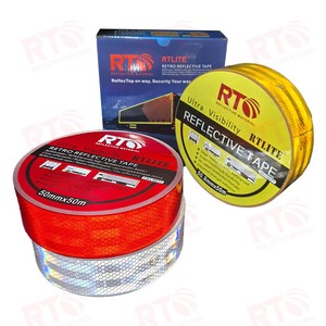 RTLITE E8 2 pollici impermeabile diamante grado di sicurezza camion catarifrangente nastro di riflessione nastro riflettente Cinta Reflectiva - Product Image 2