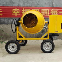 Mini bétonnière à prix réduit en promotion |   Machine à bétonnière portative auto-chargeante de type trémie remorquable