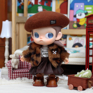 Zsiga Gazi Sister <b>Doll</b> Clothes Winter Mink Coat 1/8 Scale 20cm Action Figure Outfit For Girls - Product Image 2