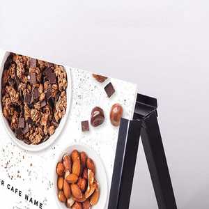 الجملة الترويجية المخصصة المشارك عرض قاعدة بلاستيكية الرصيف لافتات تنبيه على الأرصفة - Product Image 4