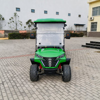 Voiturette de golf électrique économique 10 places, capacité maximale, avec éclairage LED pour attraction touristique, livraison rapide