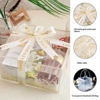 Boîte transparente en acrylique haut de gamme vide pour souvenirs, cadeaux de demoiselles d'honneur, personnalisation d'usine, vente chaude