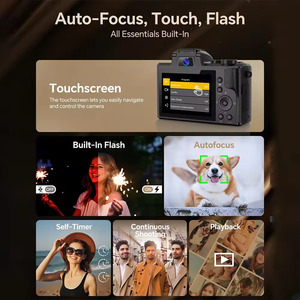 Professional DC226 88MP 4K <strong>Digital</strong> <strong>Camera</strong> 3.2inch IPS Screen 16X Zoom Photo Video Record Mini Compact DSLR Cameras for Vlogging - Product Image 5