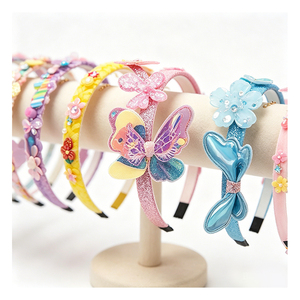Kit de Création de Coiffes DIY pour Enfants : Arc-en-ciel, Licorne, Nœuds, Étoiles, Autocollants, Cerceaux en Satin – Jouet de Beauté, Fournitures Cadeaux, Artisanat - Product Image 5
