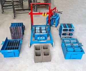 آلة صغيرة لصنع الطوب المجوف للجدران، ماكينة يدوية صغيرة لصنع كتل وطوب الخرسانة - Product Image 6