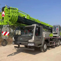 Grue sur camion Zoomlion d'occasion 50 tonnes, modèle 2020, hauteur de levage 60m, moteur Weichai, pompe et distributeur Parker, équipement de machinerie, à vendre