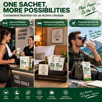Protéine d'Avoine en Sachet Individuel 30g – Poudre Protéinée Végétale Végane pour la Salle de Sport, l'Hôtel, les Voyages – Pour Propriétaires de Marques et Distributeurs