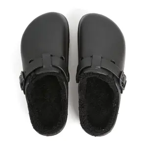 Dames Baotou Slippers Antislip Mannelijk Paar Waterdichte Zachte Bodem Binnen Eva Ronde Hoofdkleding Katoenen Slippers