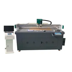 Cheap carton box production line cutting machine pp corrugated cardboard die cutting machine With V Cutter
