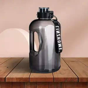 亚马逊畅销书塑料瓶装欢乐加仑健身房大水杯2.7升运动瓶