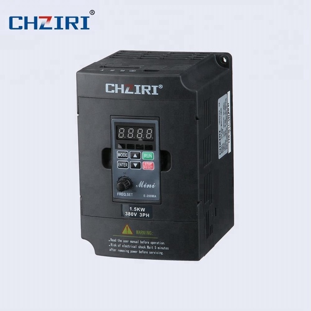 Energy Saving Mini AC Motor Adjustable Drive 3.7A VFD Variable Frequency Converter Inverter 15kw Vfd