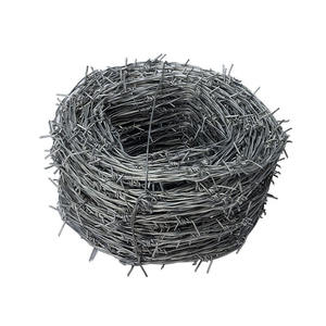 Fil de fer barbelé galvanisé de haute qualité à bas prix, longueur par rouleau, prix du fil de fer barbelé, clôture de ferme en fil de fer barbelé - Product Image 4